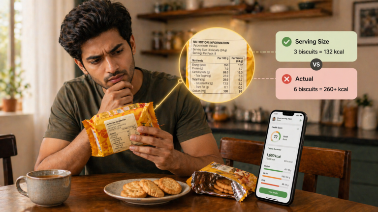How to Read Indian Packaged Food Labels and Track Calories Accurately