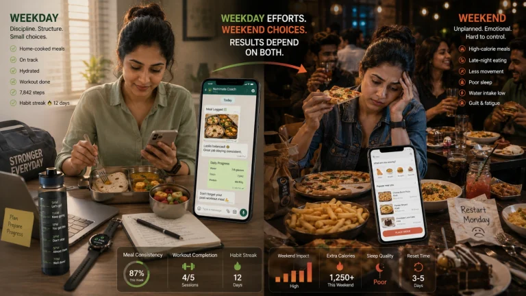 Why Weekend Eating Habits India Destroy Weekday Progress (And How to Fix It)