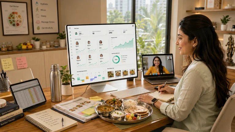 Online Nutrition Coaching in India: How Modern Dietitians Are Scaling Their Practice